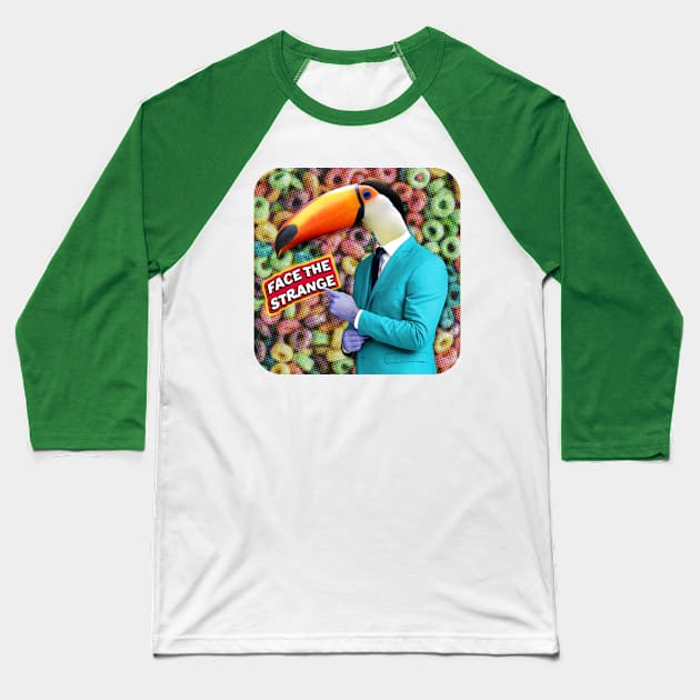 Fruity Hoops Baseball T-Shirt by FaceTheStrange